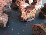 Brownies fourrés au caramel