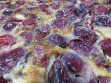 Clafoutis cerises-coco