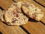 Cookies aux noisettes, beurre noisette, café et chocolat