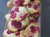 Cookies framboises-chocolat blanc extra moelleux