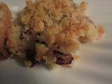 Crumble poires-coco-choco