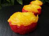 Financiers framboises et lemon curd