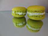 Macarons au citron vert