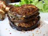 Millefeuille d'aubergines