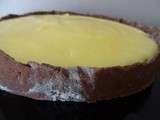 Tarte choco-lemon curd