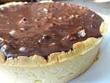 Tarte choco-noix et sa touche de carambar