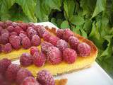 Tarte Chocolat blanc-Framboises