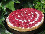 Tarte framboises de Cyril Lignac