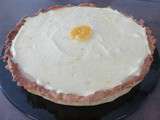 Tarte onctueuse basilic-orange