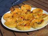 Tartelettes aux légumes du sud