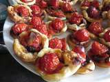 Tartelettes tomate-tapenade-ail