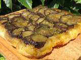 Tatin d'aubergines caramélisées thym et romarin