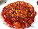 Tatin de mirabelles compotée à la confiture de quetsches