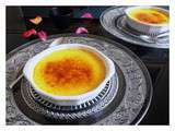 Crème brûlée à la fleur d'oranger