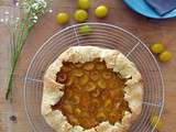 Tarte rustique aux mirabelles