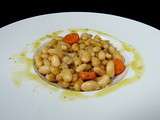 Haricots blancs & vinaigrette de xeres