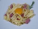 Mafaldine a la carbonara