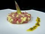 Tartare de thon rouge a l'ananas & fruit de la passion