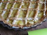 Tarte pomme poire rhubarbe & sa pointe de vanille