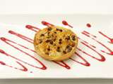 Tartelette poire chocolat, crumble de sable amandes