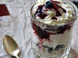 Eton mess aux Myrtilles et aux Fruits violets