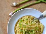 Pasta aglio e olio à la mode charentaise {Pâtes à l'aillet}