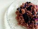 Purple Risotto {Choux rouge, Gaillac et Gorgonzola}