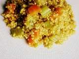 Quinoa Carotte Céleri... et une petite touche épicée