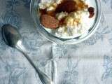 Ricotta de brebis, amandes et miel de châtaignier