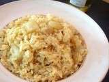 Risotto aux Topinambours et à l'Huile de Truffe