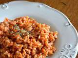 Risotto Tomate, Pignons de pin et Romarin