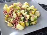 Salade au lard