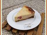 Pour un weekend tout tranquille ... Cheesecake aux framboises