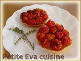 Tartelettes aux tomates cerises et thym