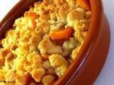 Crumble aux abricots