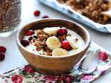 Granola à l'érable et fruits séchés