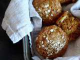 Muffins aux carottes et à l'ananas