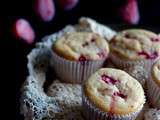 Muffins aux fraises et au yogourt grec