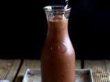 Smoothie glacé au chocolat et au café