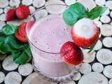 Smootie fraises et basilic