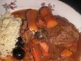 Boeuf aux carottes et olives