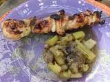 Brochette de poulet aux 4 epices