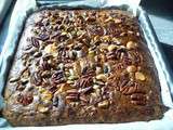 Brownies aux noix de pecan et macadamia