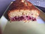 Cake aux framboises