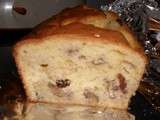 Cake aux pommes raisin et noix