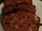 Cake chocolat banane noix de pecan