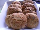 Cookies au chocolat et cranberries