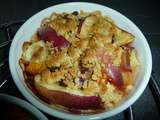 Crumble abricot-nectarine