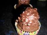 Cupcake ferrero rocher et nutella