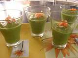 Gaspacho aux petits pois